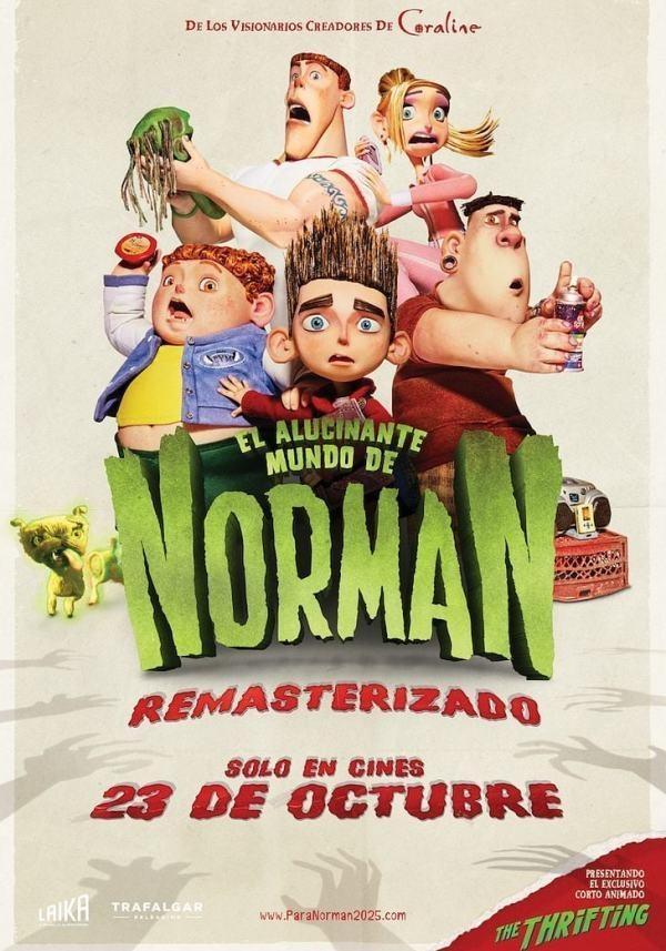 Caratula EL ALUCINANTE MUNDO DE NORMAN (3D REMASTERIZADO)