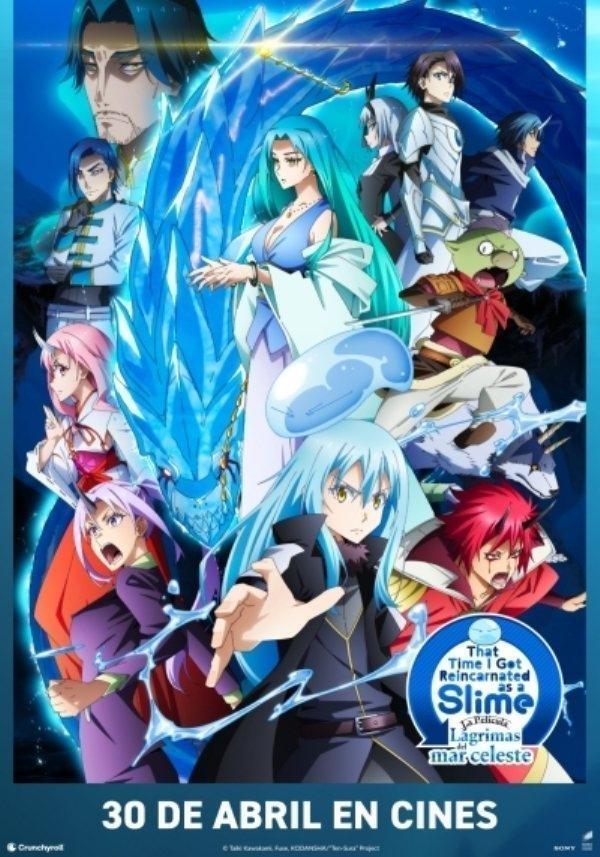 Caratula THAT TIME I GOT REINCARNATED AS A SLIME LA PELÍCULA: LÁGRIMAS DEL MAR CELESTE