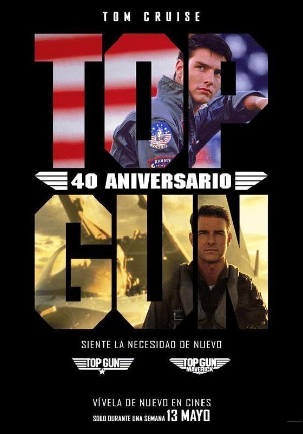 Caratula TOP GUN 40 ANIVERSARIO