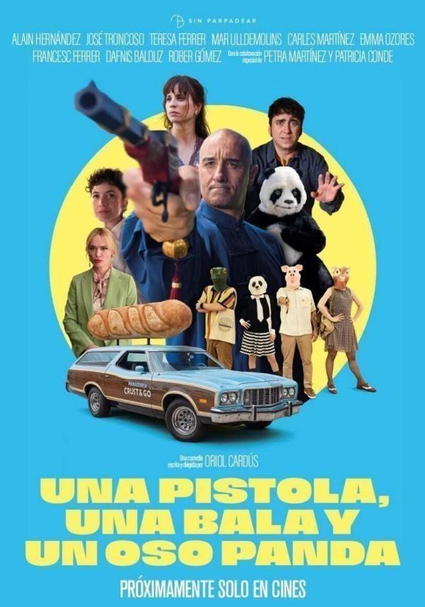 Caratula UNA PISTOLA, UNA BALA Y UN OSO PANDA